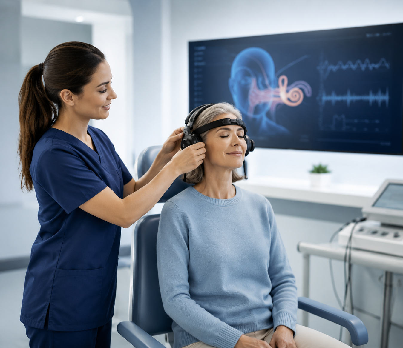 Patient with vertigo